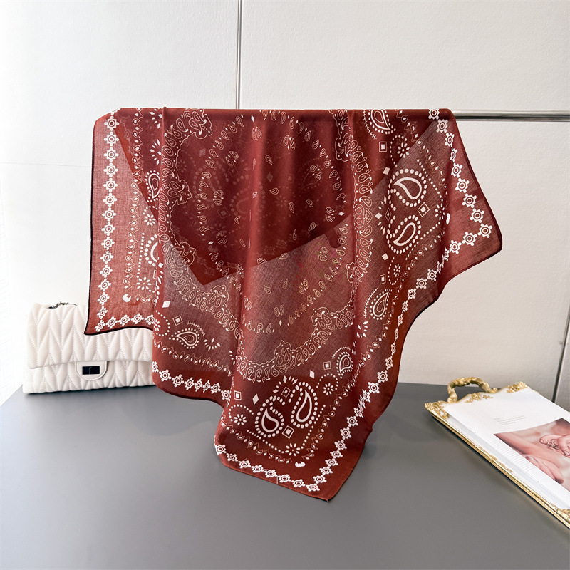 Pure Cotton Women Scarf Square - Bandana Cotton review and price