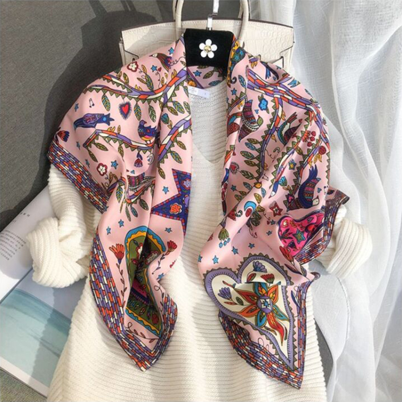 2024 90*90cm Square Scarf Twil - Bandana Cotton review and price