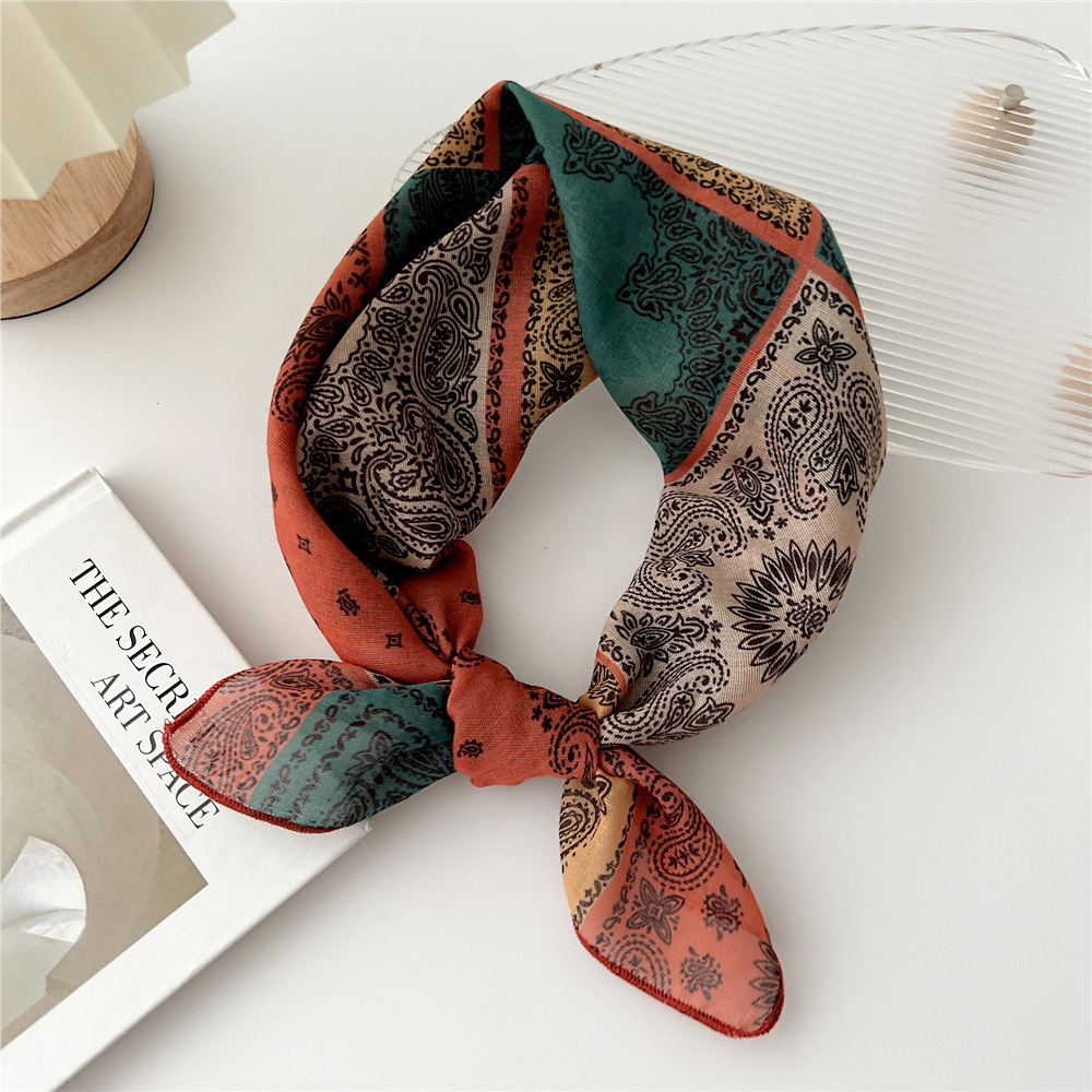 Fashion Cotton Scarf Women Flo - Bandana Cotton review and price