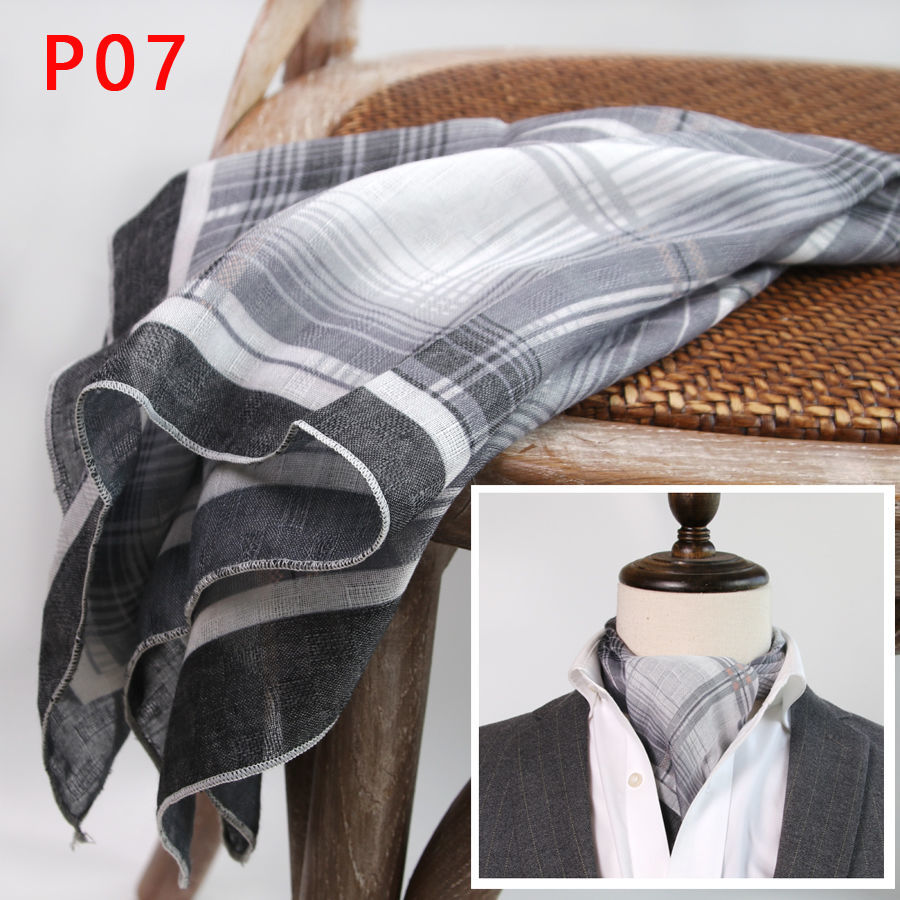 Men's Square Scarf with Button - Bandana Cotton review and price