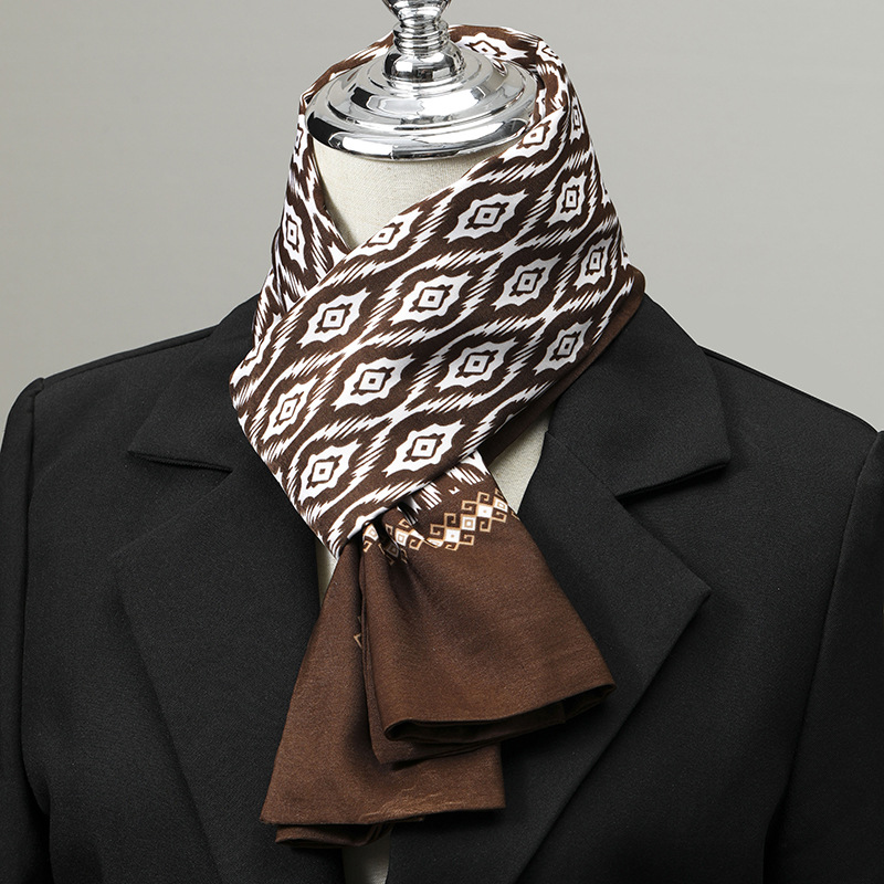Men's Scarf Imitation Silk Nec - Ascot Neck Scarf review and price