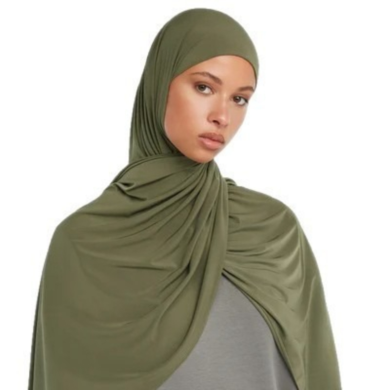 D9 Premium Liquid Jersey Hijab - Bandana Cotton review and price