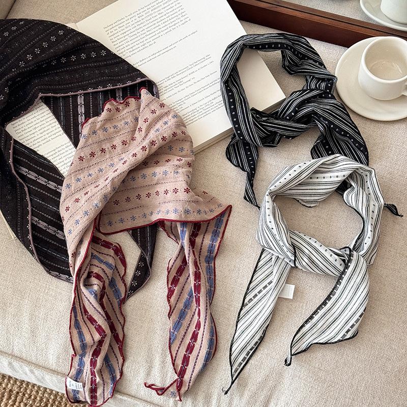 Cotton Linen Triangle Scarf Ca - Bandana Cotton review and price